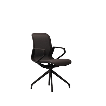 TRAMA - Swivel mesh office chair with armrests by Las Mobili - view 3
